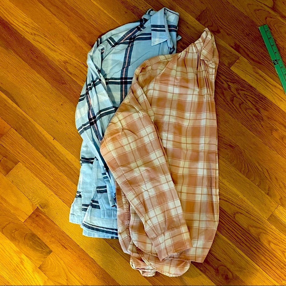 Set of Two Flannel Shirts